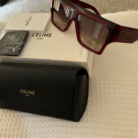 Céline 61MM Exaggerated Rectangular Sunglasses - Picture 2 of 9